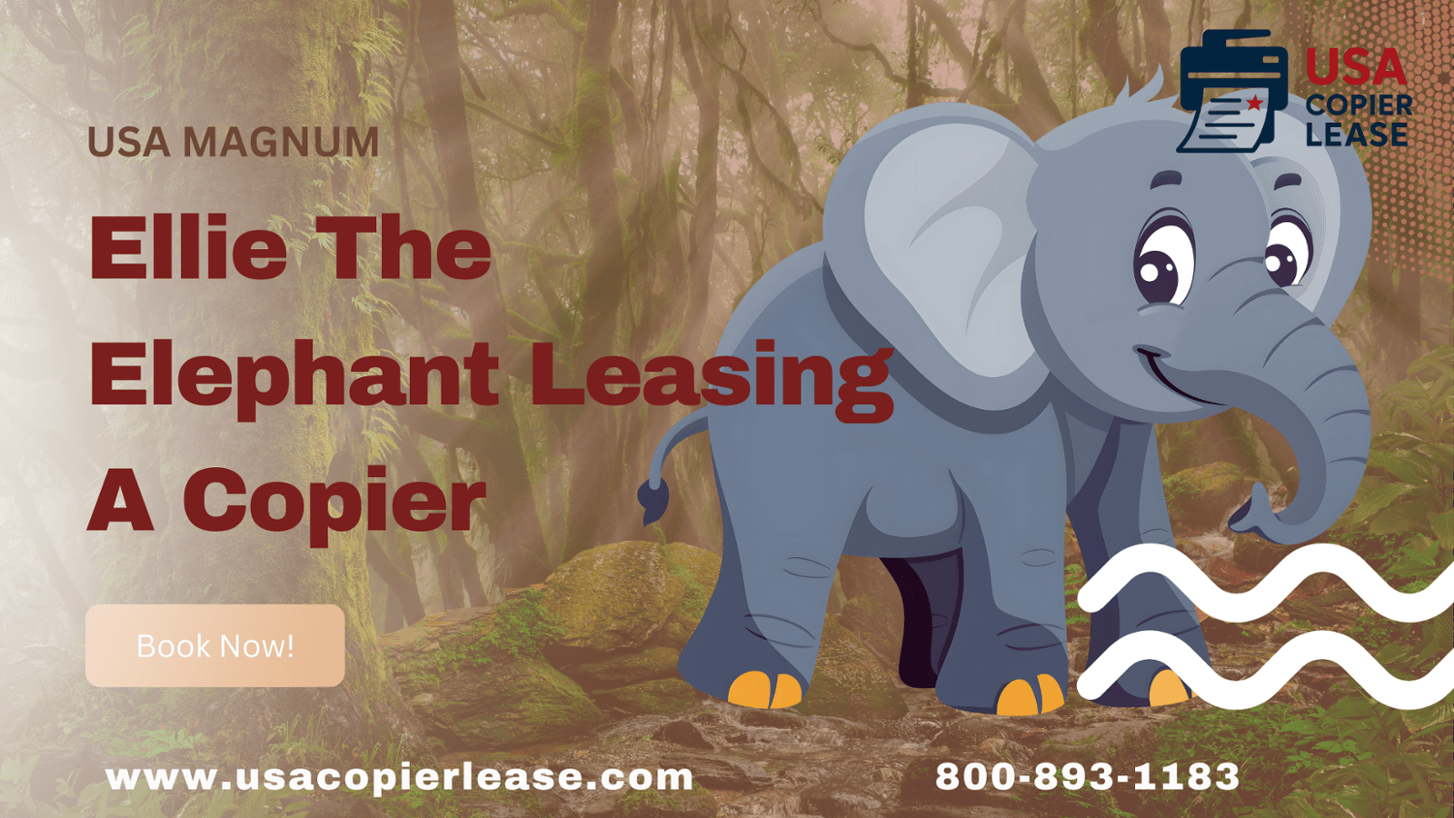 Ellie The Elephant Leasing A Copier 